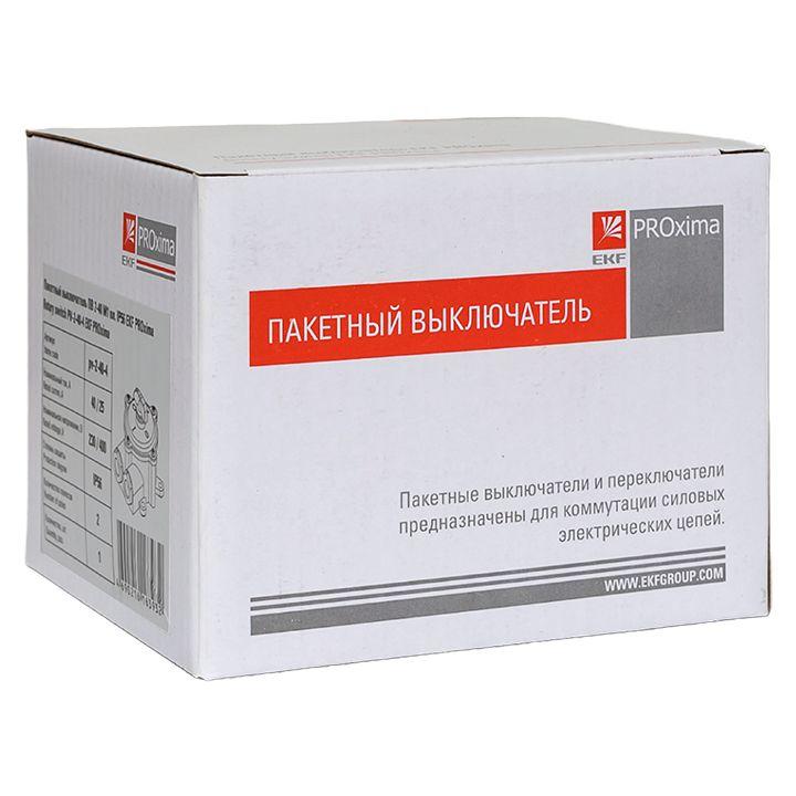 Выключатель пакетный 1-кл. 40А IP56 ПВ2-40 М1 пл. беж. EKF pv-2-40-4