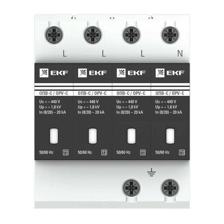 Ограничитель перенапряжения имп. ОПВ-C4 EKF opv-c4