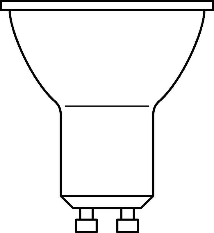 Лампа светодиодная LED Value LVPAR1650 6SW/865 230В GU10 2х5 RU (уп.5шт) OSRAM 4058075584983