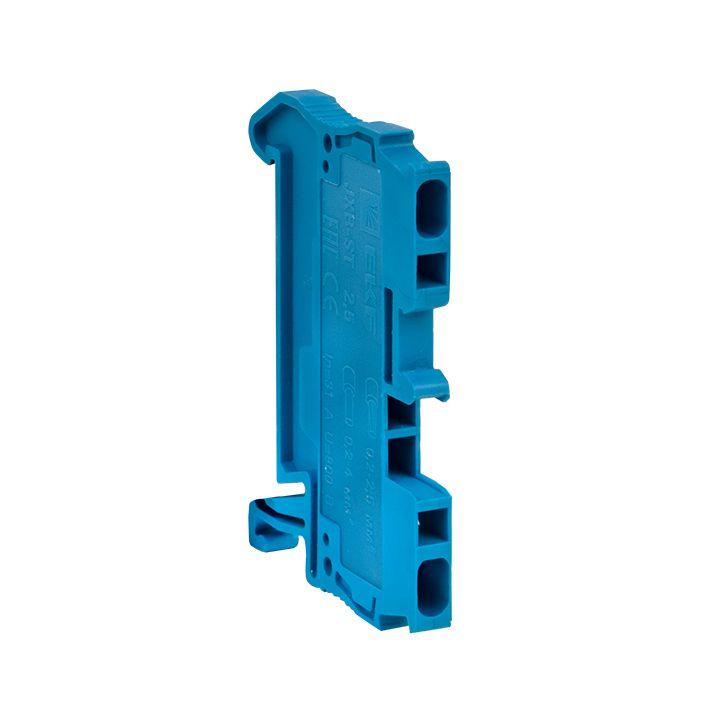 Колодка клеммная JXB-ST-2.5 31А пружинная син. EKF plc-jxb-st-2.5-blue