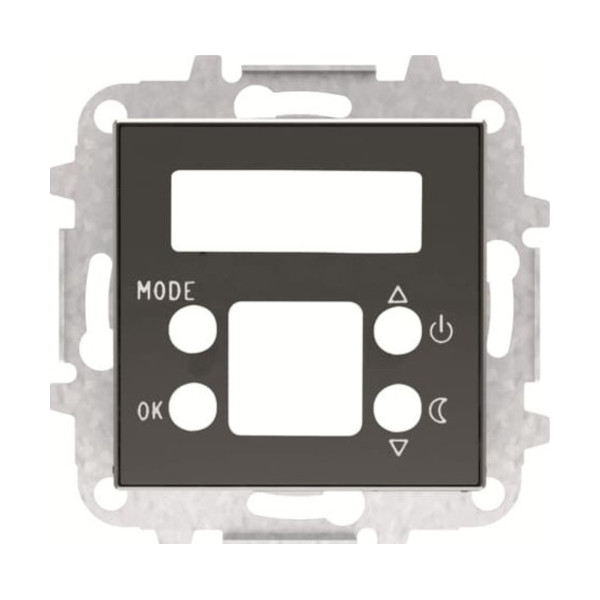 Накладка на терморегулятор ABB SKY, черный бархат, 2CLA854050A1501